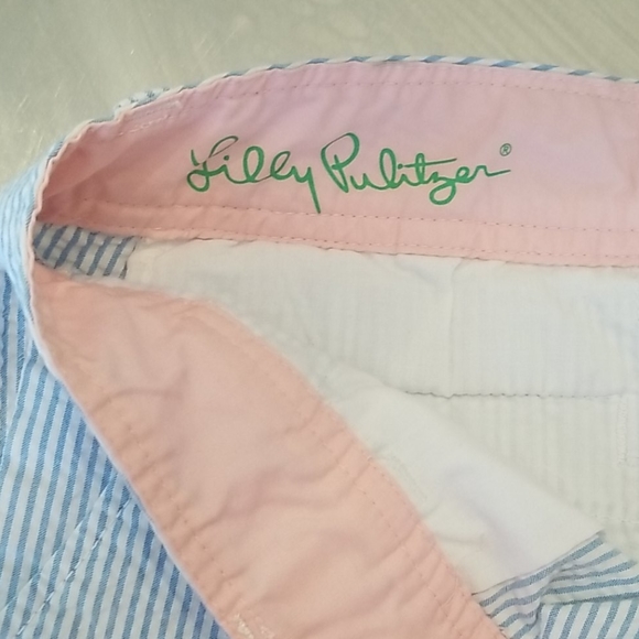 Lilly Pulitzer seersucker shorts - Picture 2 of 4